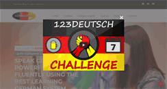 Desktop Screenshot of 123deutsch.com